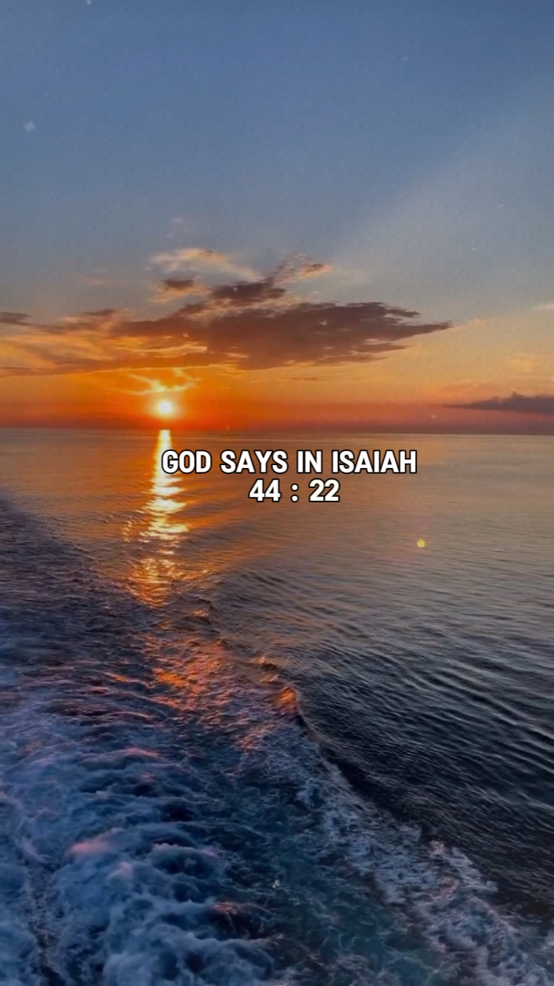 Isaías 44: 22