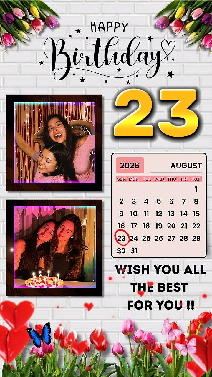 HBD 23 Agustus 2026