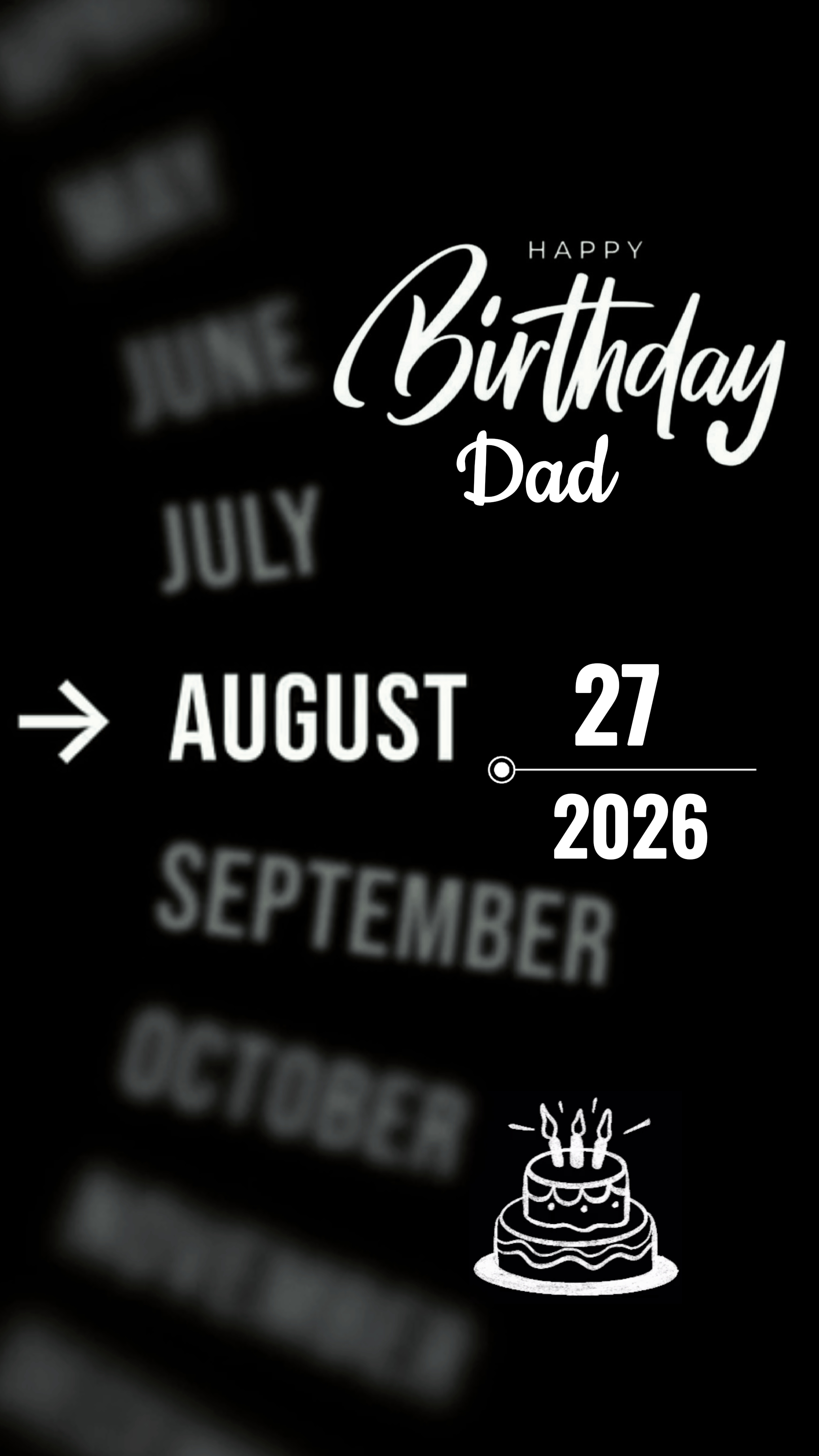 HBD AYAH 27 AGUSTUS