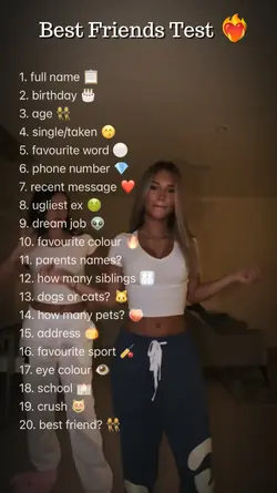 Best Friends Test 