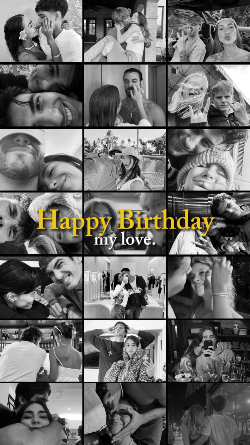 Birthday my love.