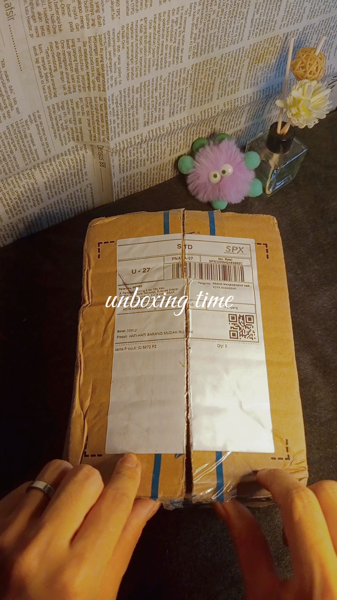 unboxing time