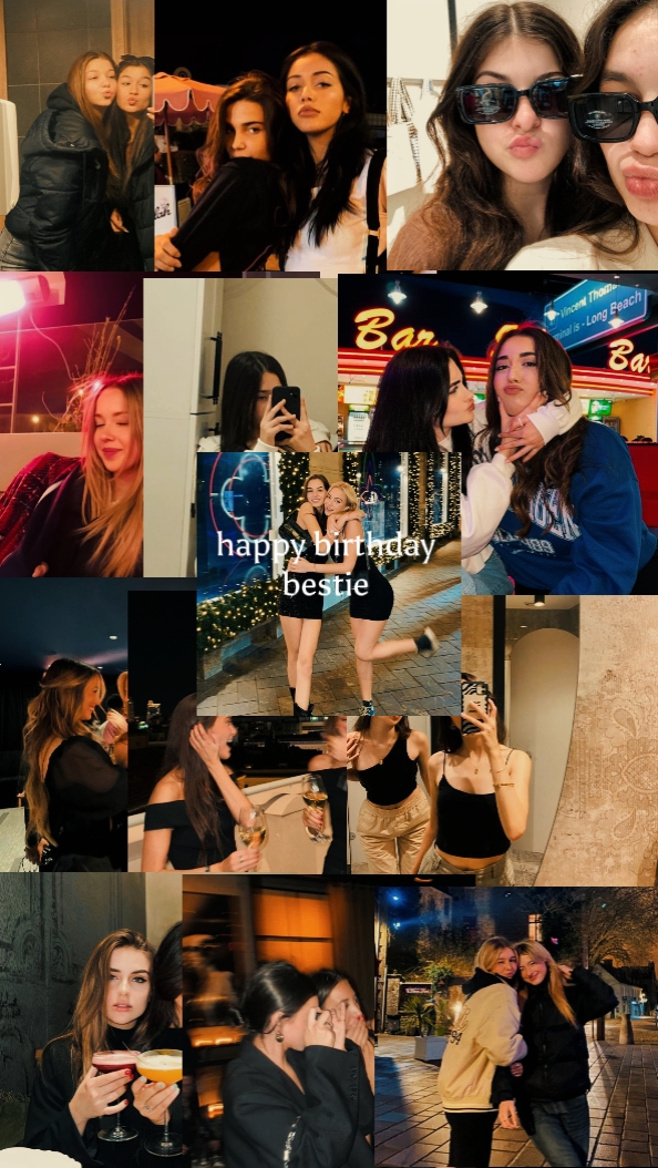 Feliz aniversário bff