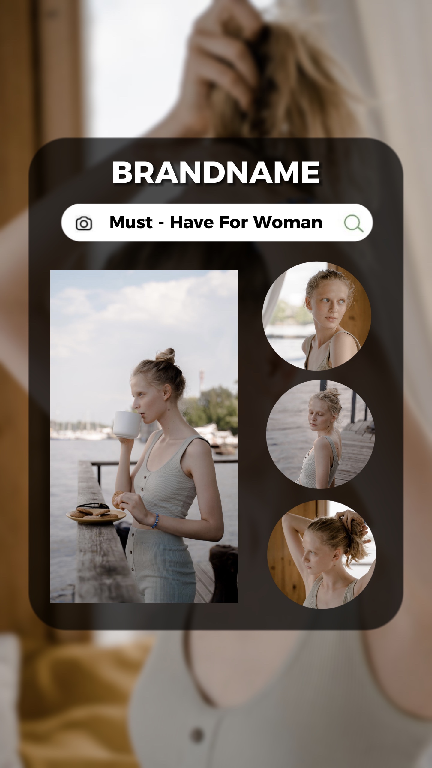 Affichage de produits vestimentaires battant le style TikTok 