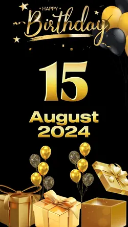 Birthday 15 August