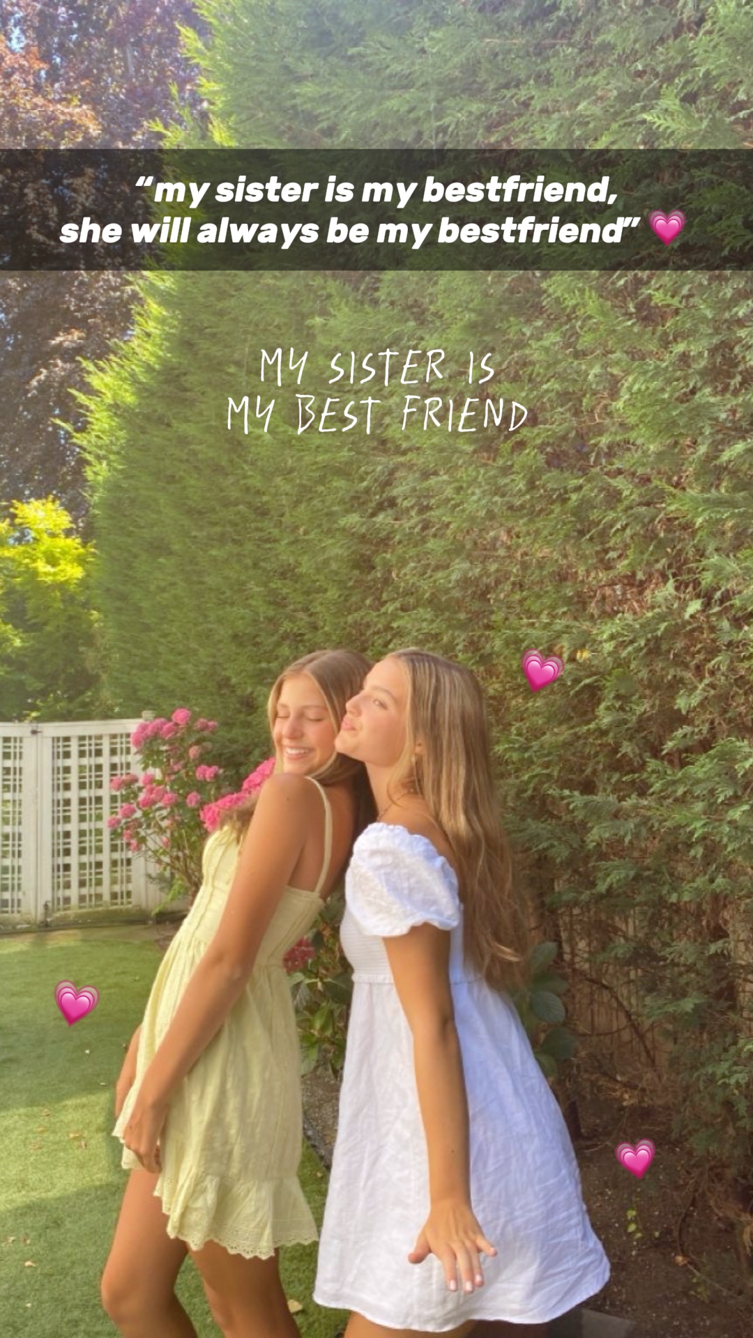 sister is my bff 👯‍♀️ 