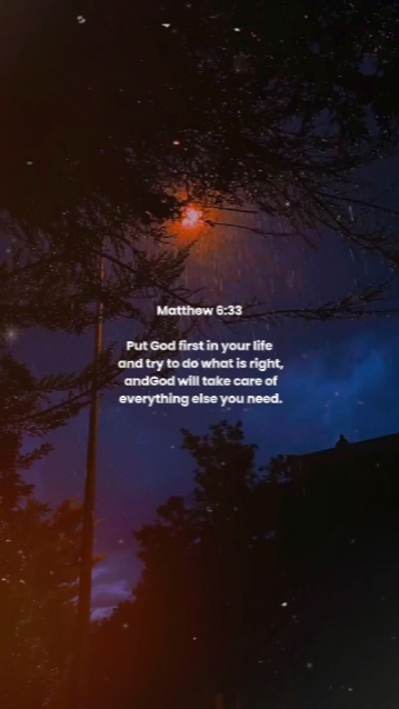 Matthew 6:33
