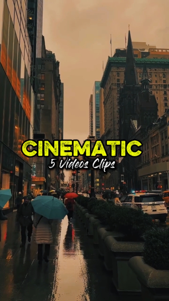 5 Clips cinematic 