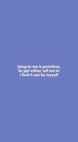 lying to me is point
