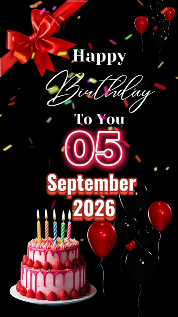 hbd 5 September 2026