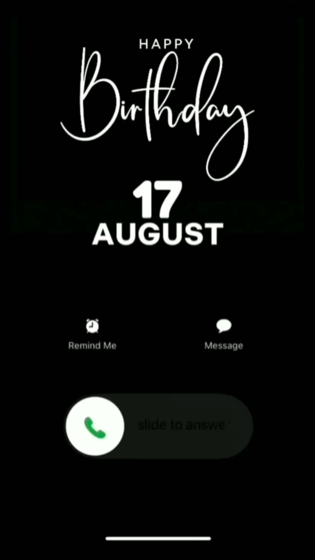 hbd 17 august