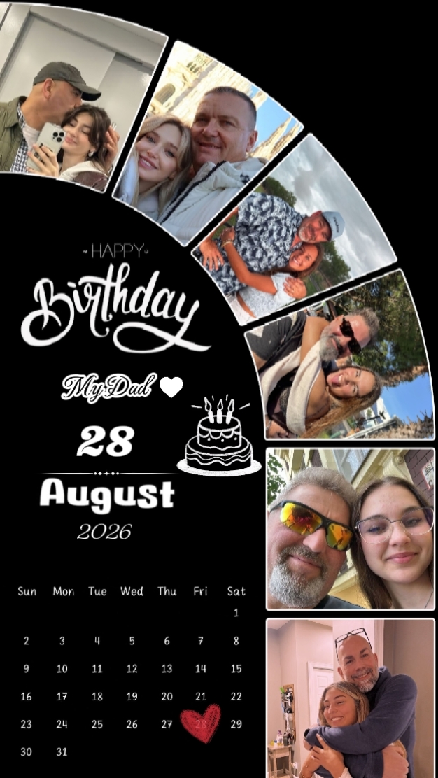 BDAY MY DAD 28 AUG