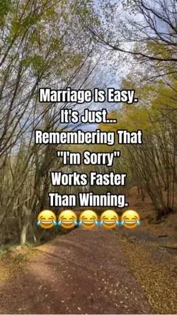 Marriage Is Easy.
It