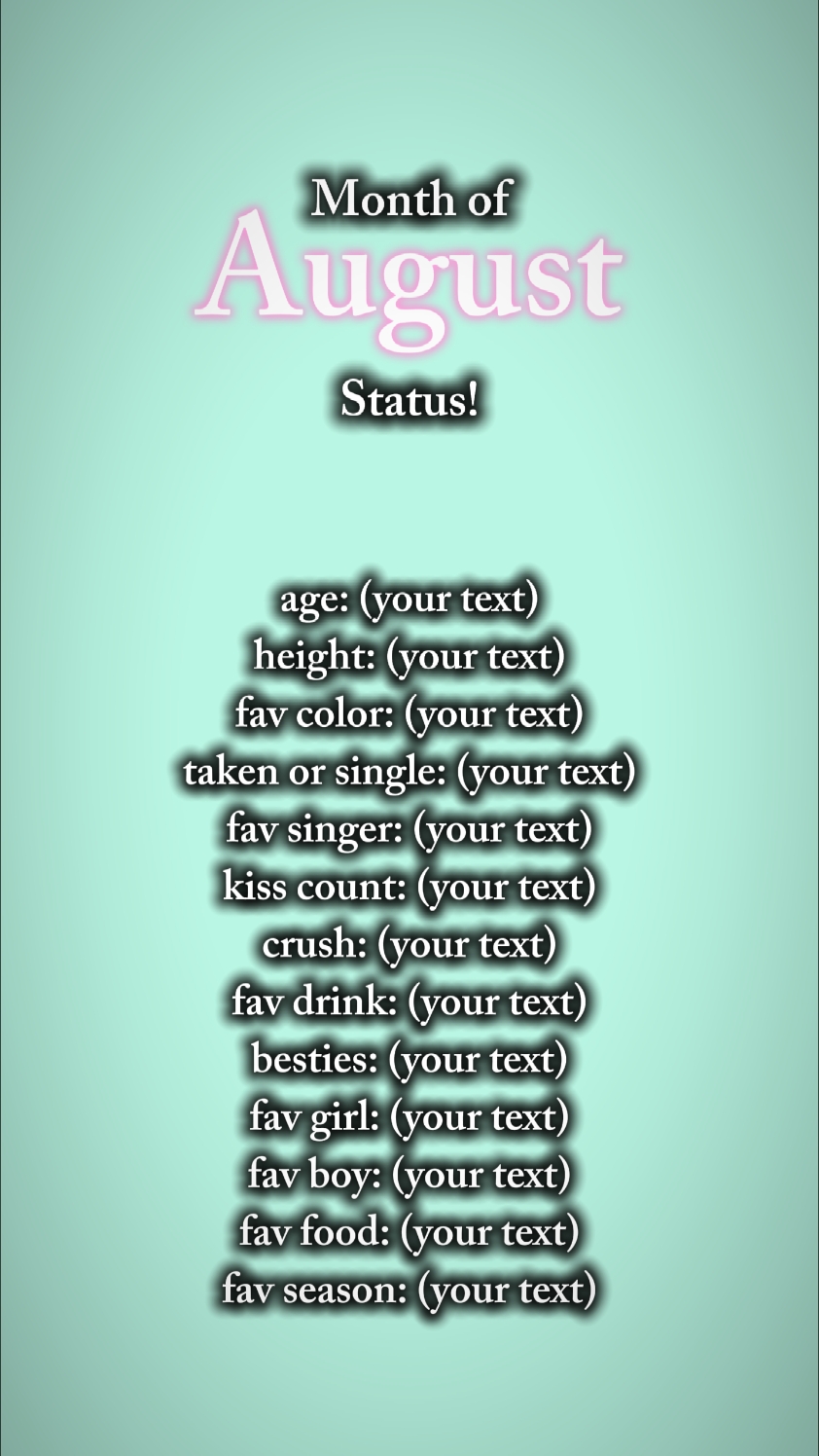 August-Status