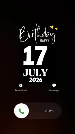 Hbd 17 July 2026 