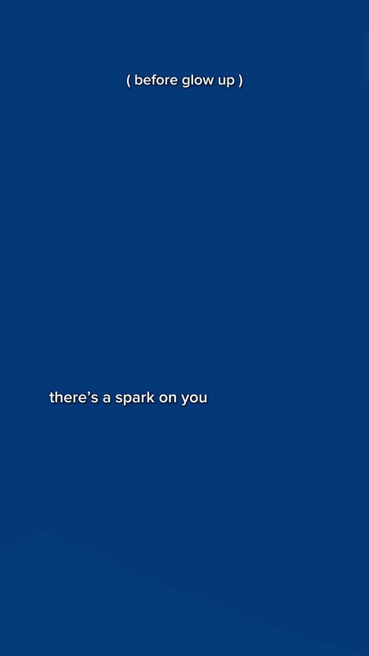there’s a spark on u