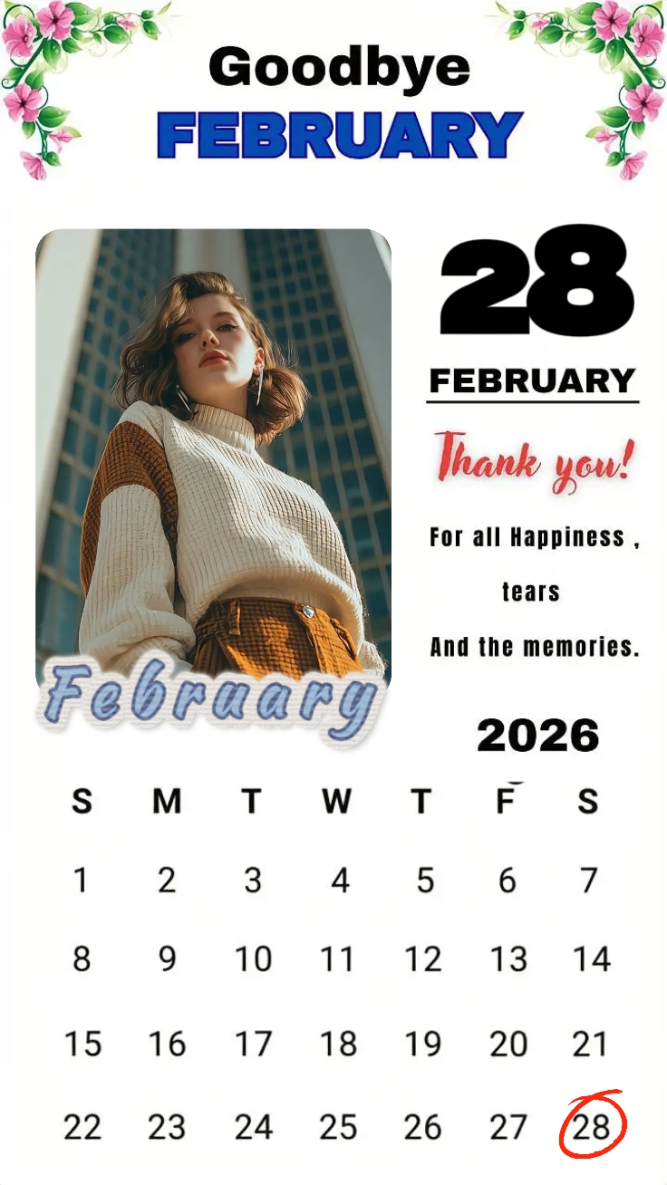 bye february 2026
