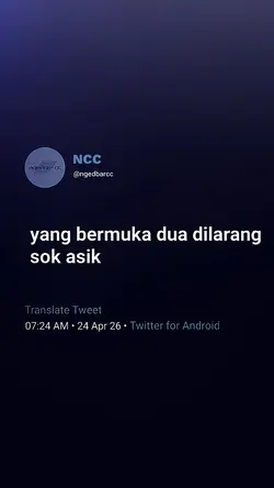 dilarang so asik