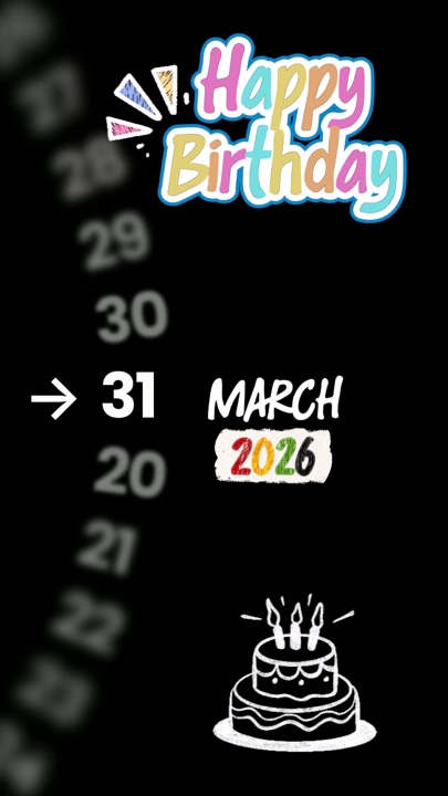 HBD 31 MARET