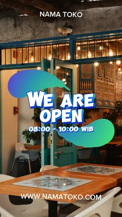 We are open