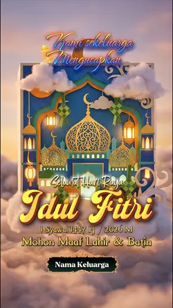 Kartu Ucapan Lebaran