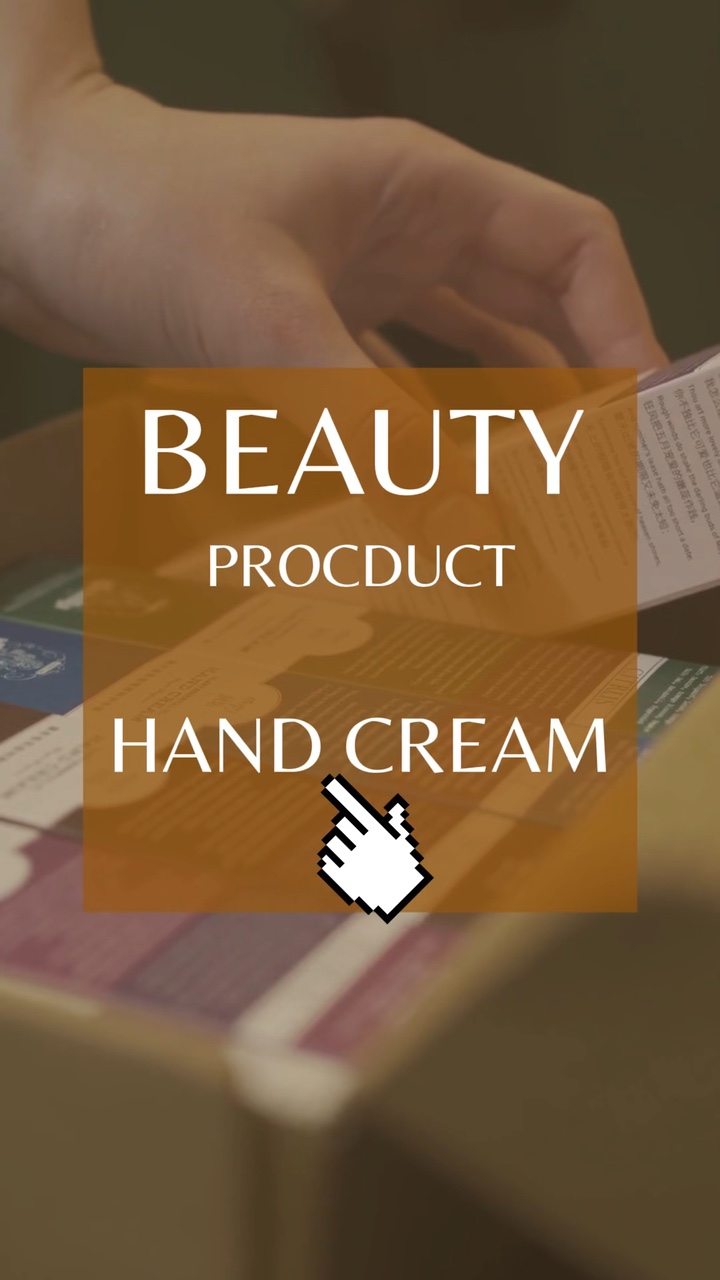 Hand Cream Product Display Beating Match TikTok Style.