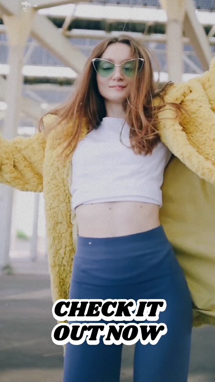 Promoção de roupas urbanas no divertido estilo Tiktok