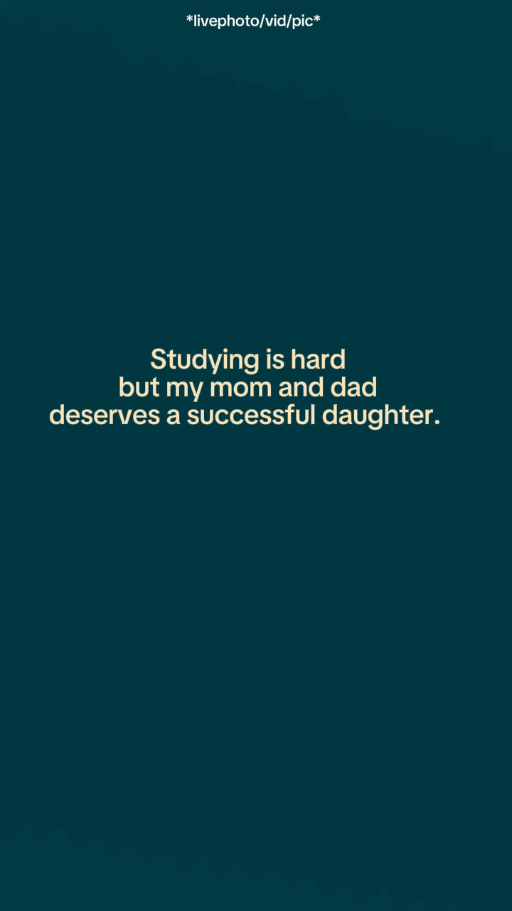 Studying is hard but