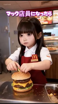 マクドナルド店員風