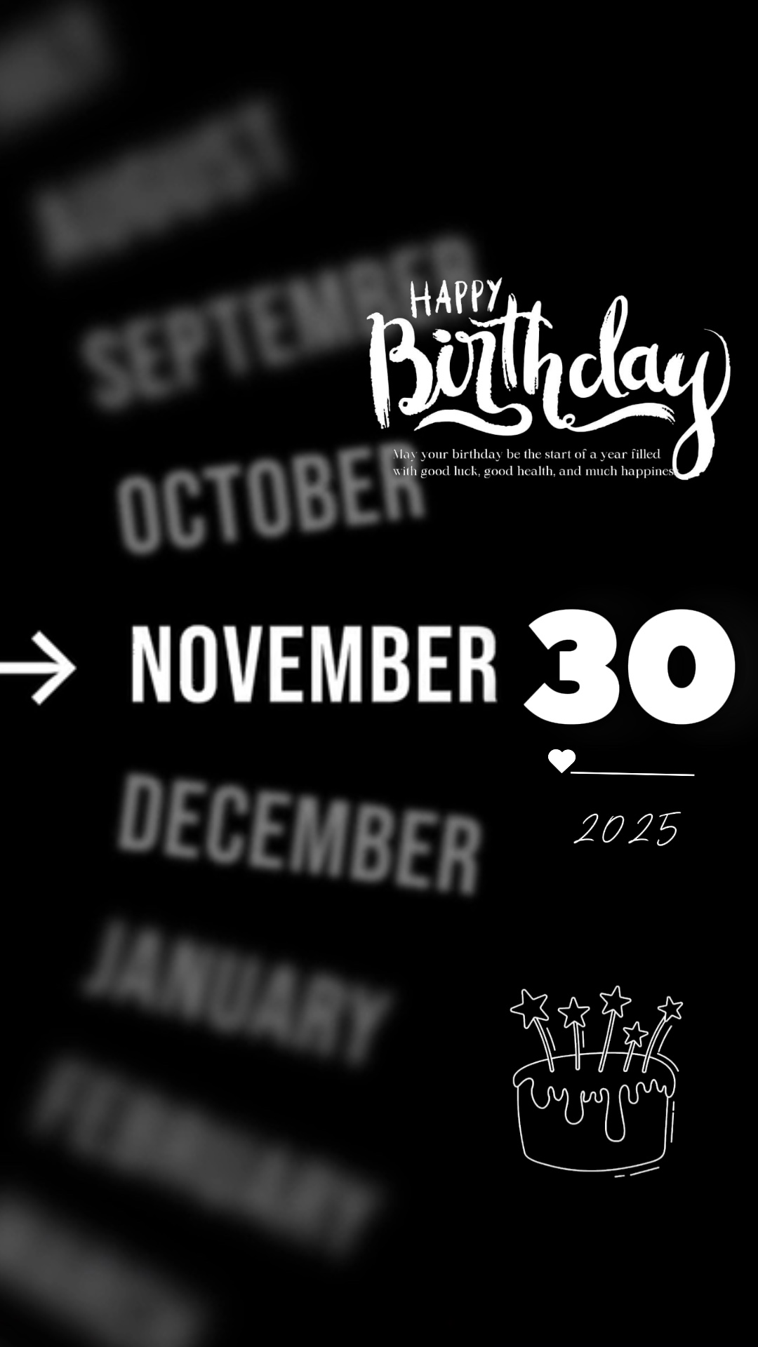 Birthday 30 November