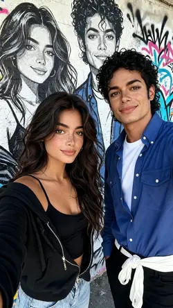 selfie with MJ