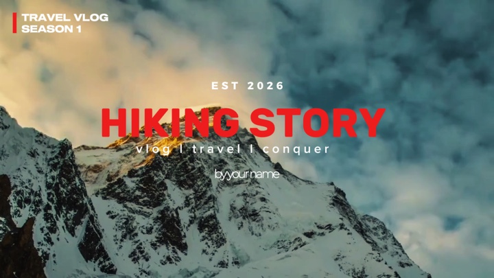 Cinematic hikingvlog