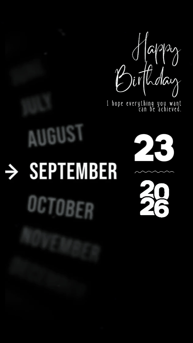 ULANG TAHUN CINTA 23 SEPTEMB