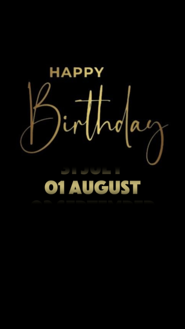 ULANG TAHUN 1ST AGUSTUS 
