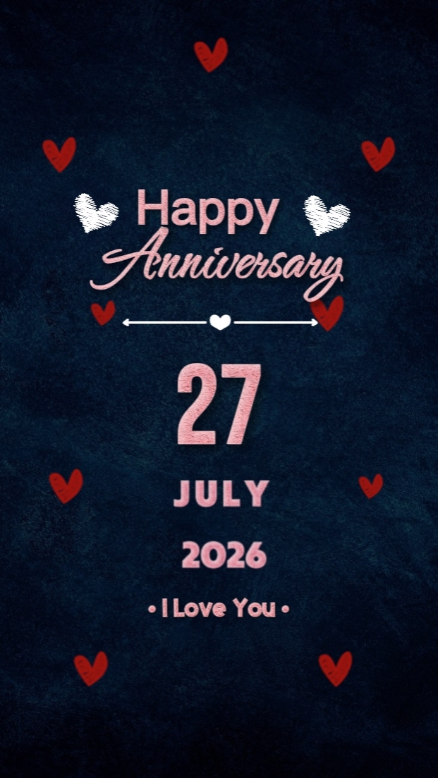 Anniversary 27 July