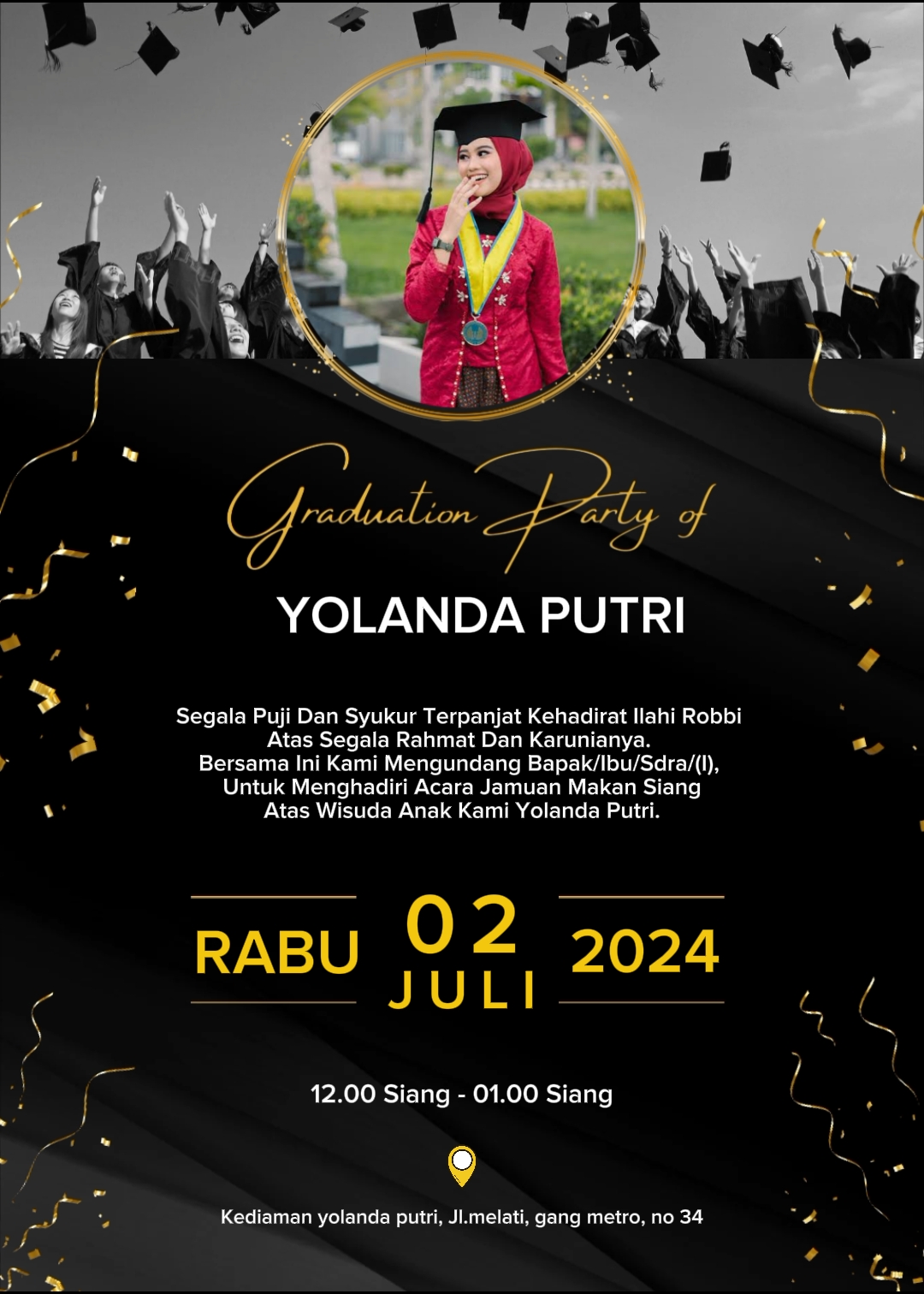 UNDANGAN WISUDA 