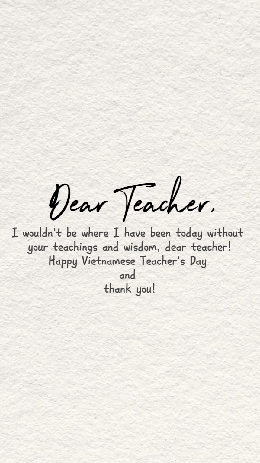 HAPPY TEACHER'S DAY 
