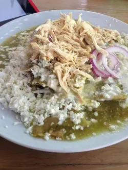 chilaquiles verdes.