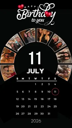 Birthday 11 July