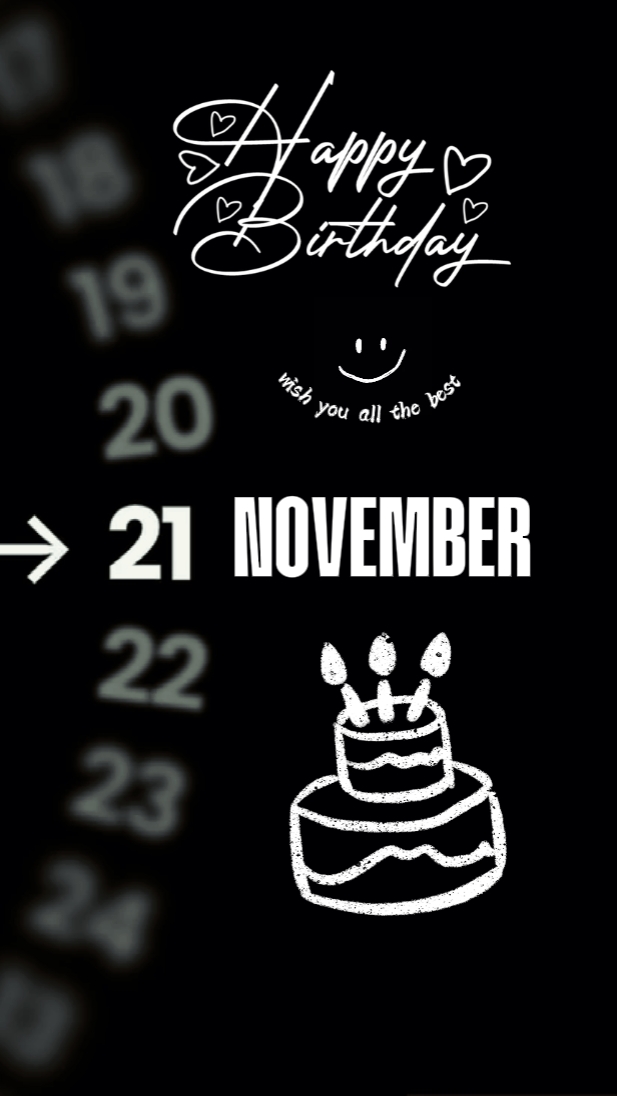 Birthday 21 November
