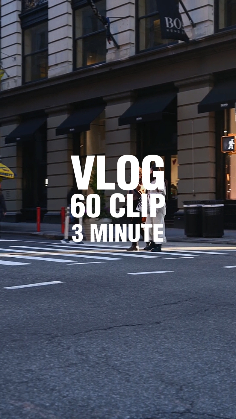 Vlog de 3 minutes