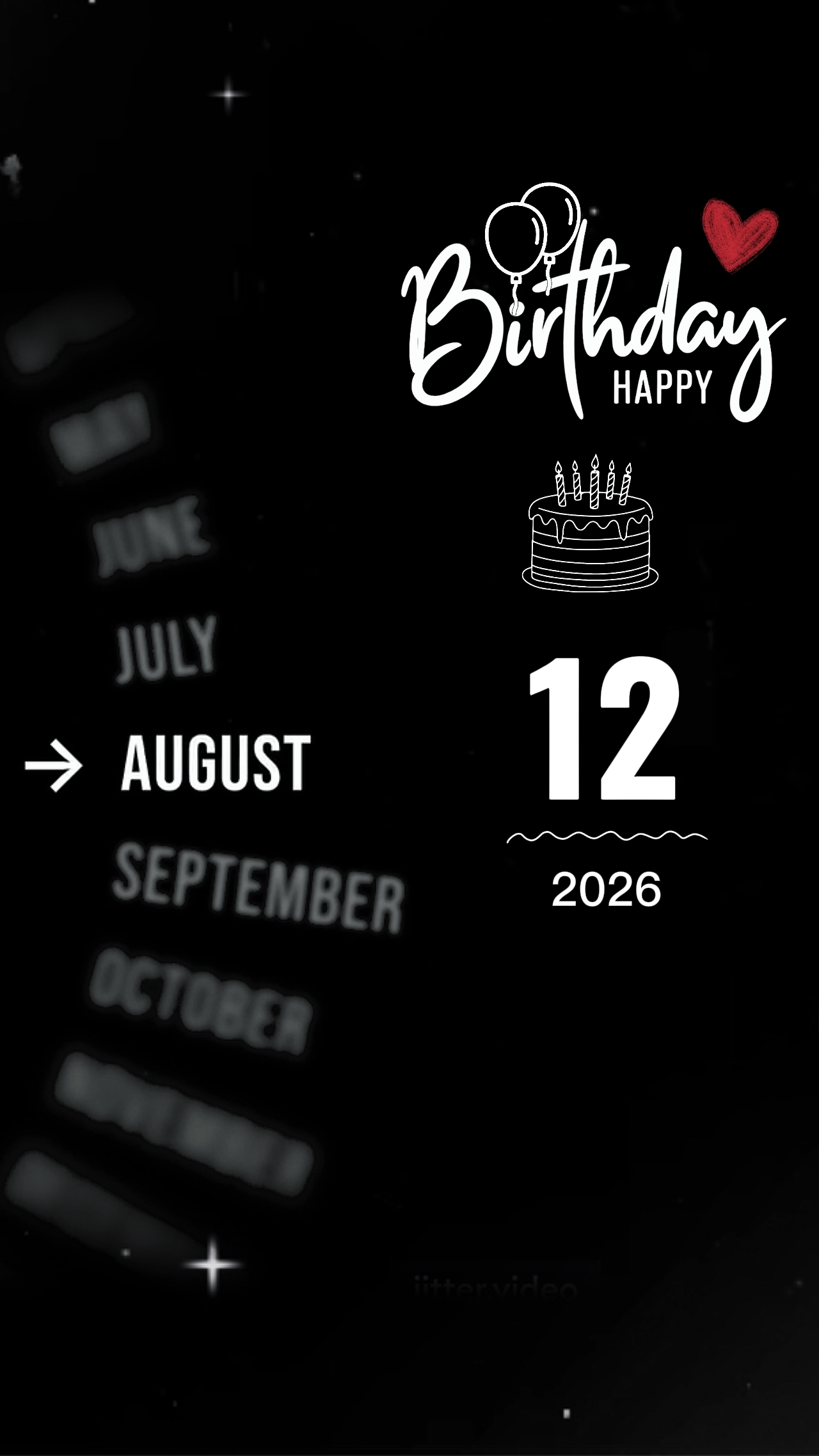 Geburtstag 12. August