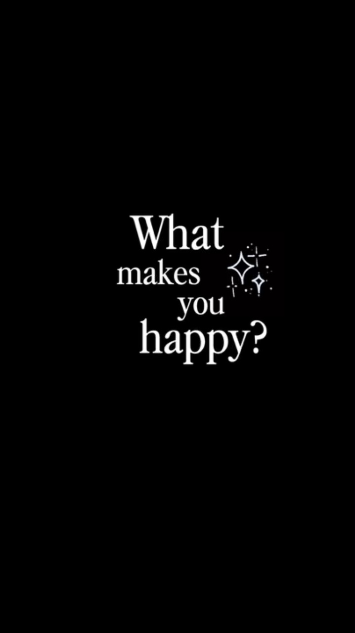 ¿Qué te hace feliz?