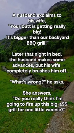 A husband exclaims t
