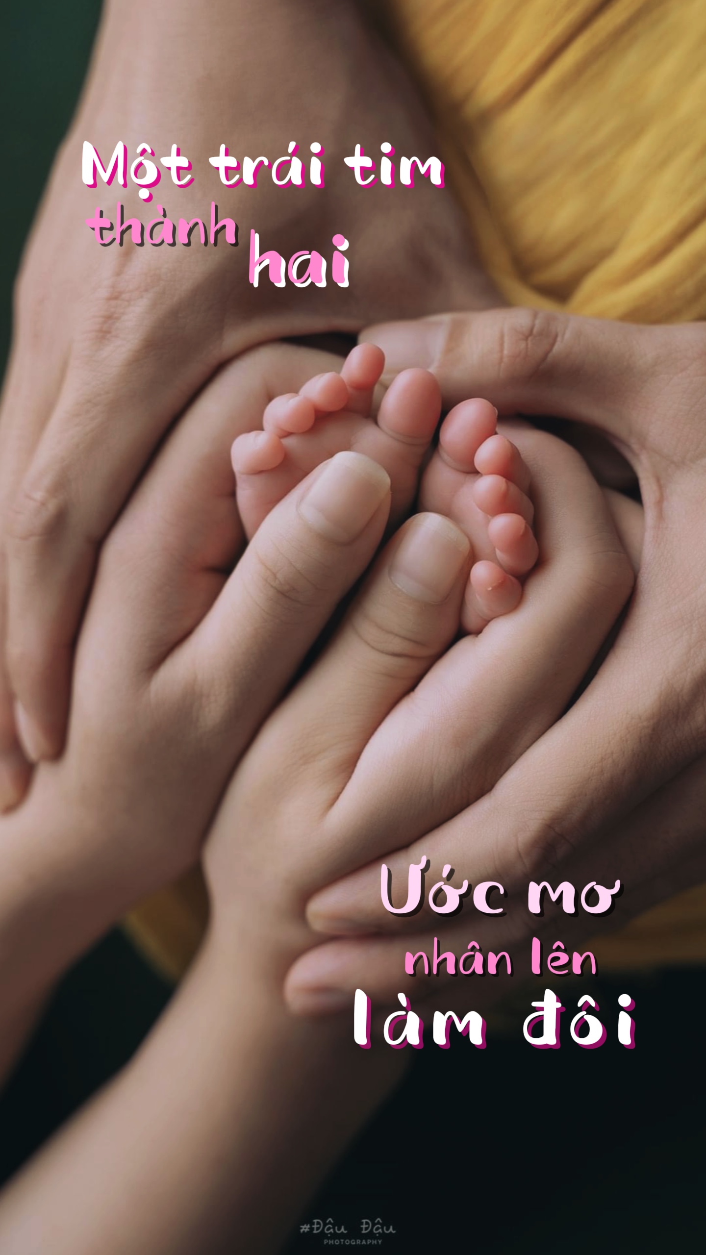 Mẫu 4 ảnh mẹ bé 