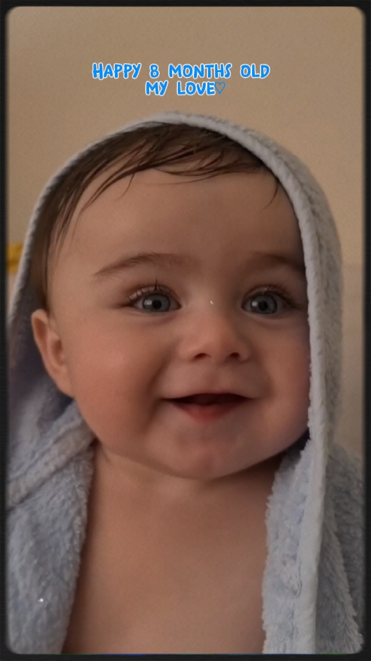8 month old baby