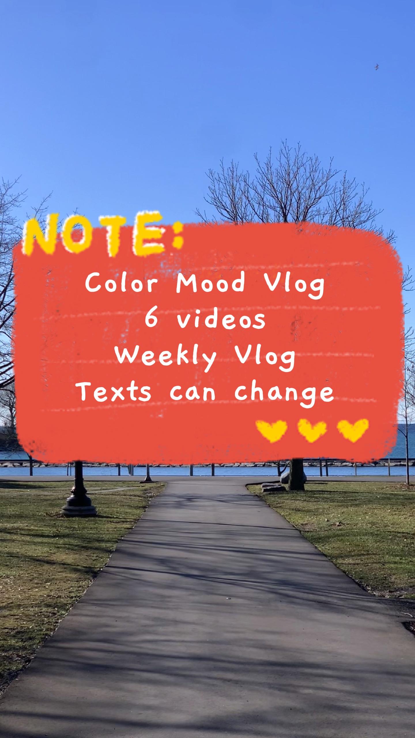 Vlog de estado de ánimo de color