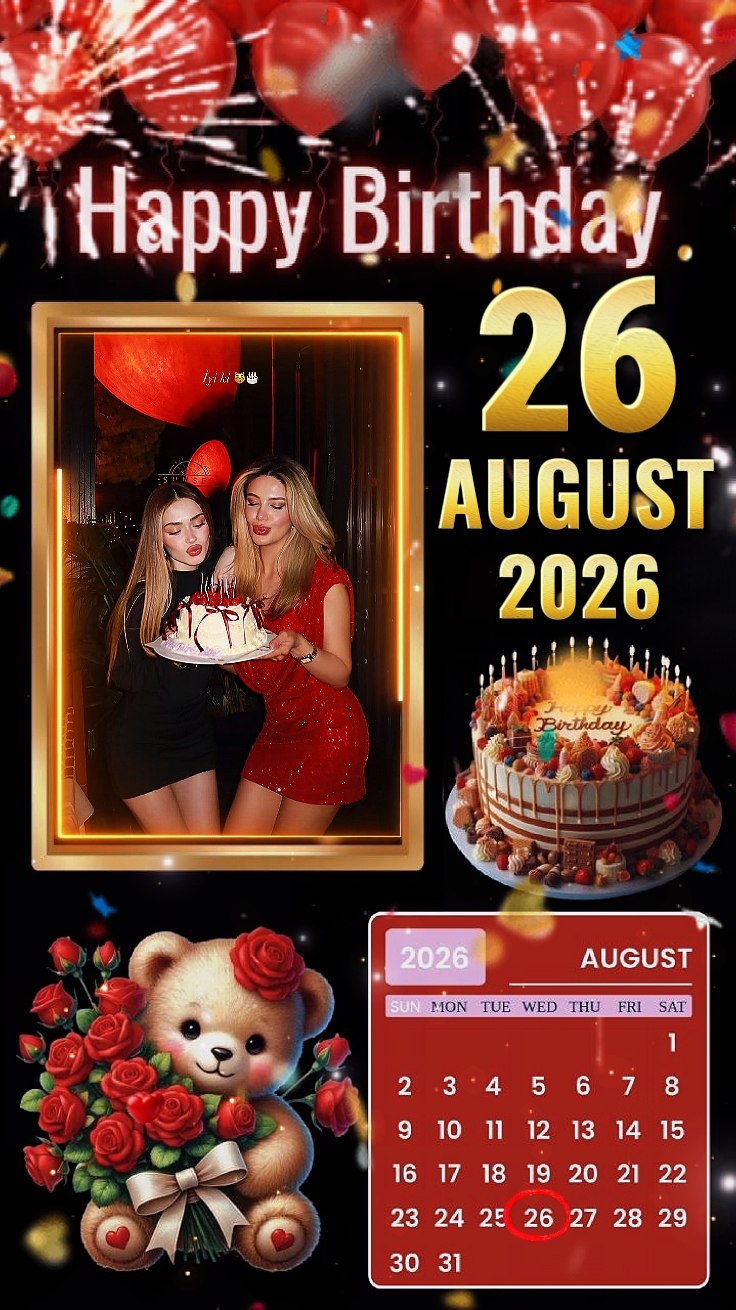 HBD 26 August 2026