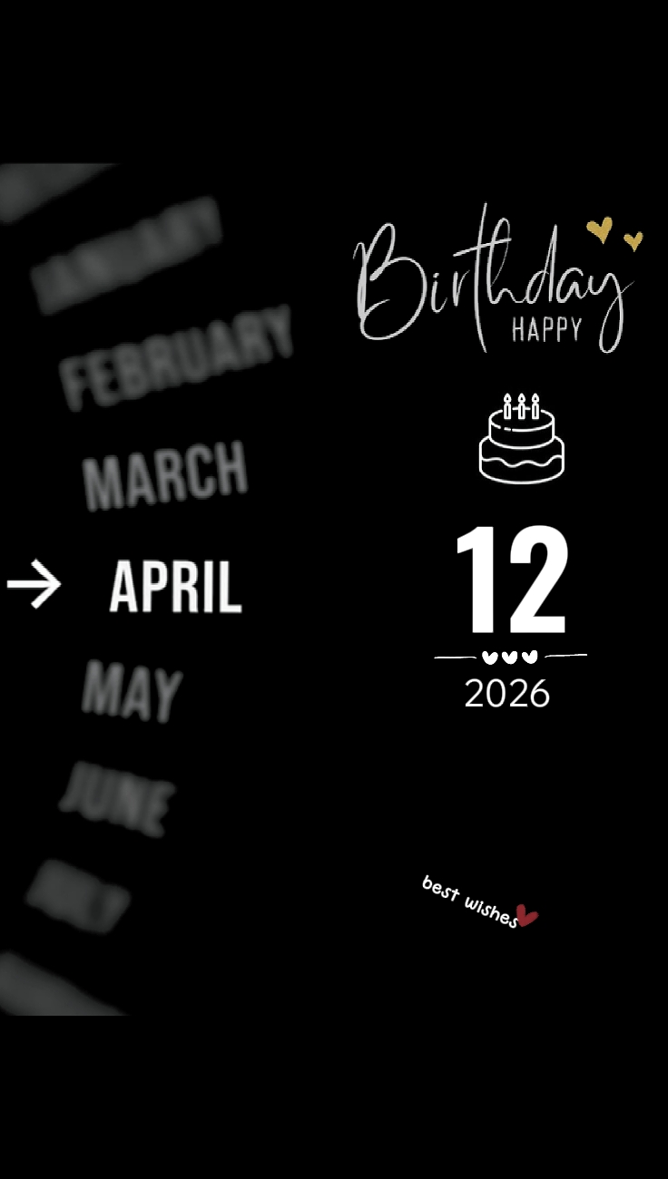 HBD 12 APRIL