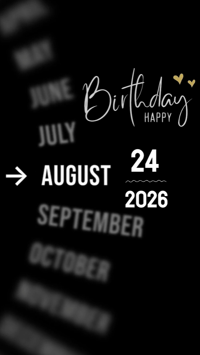 BDAY DAUGHTER 24 AUG